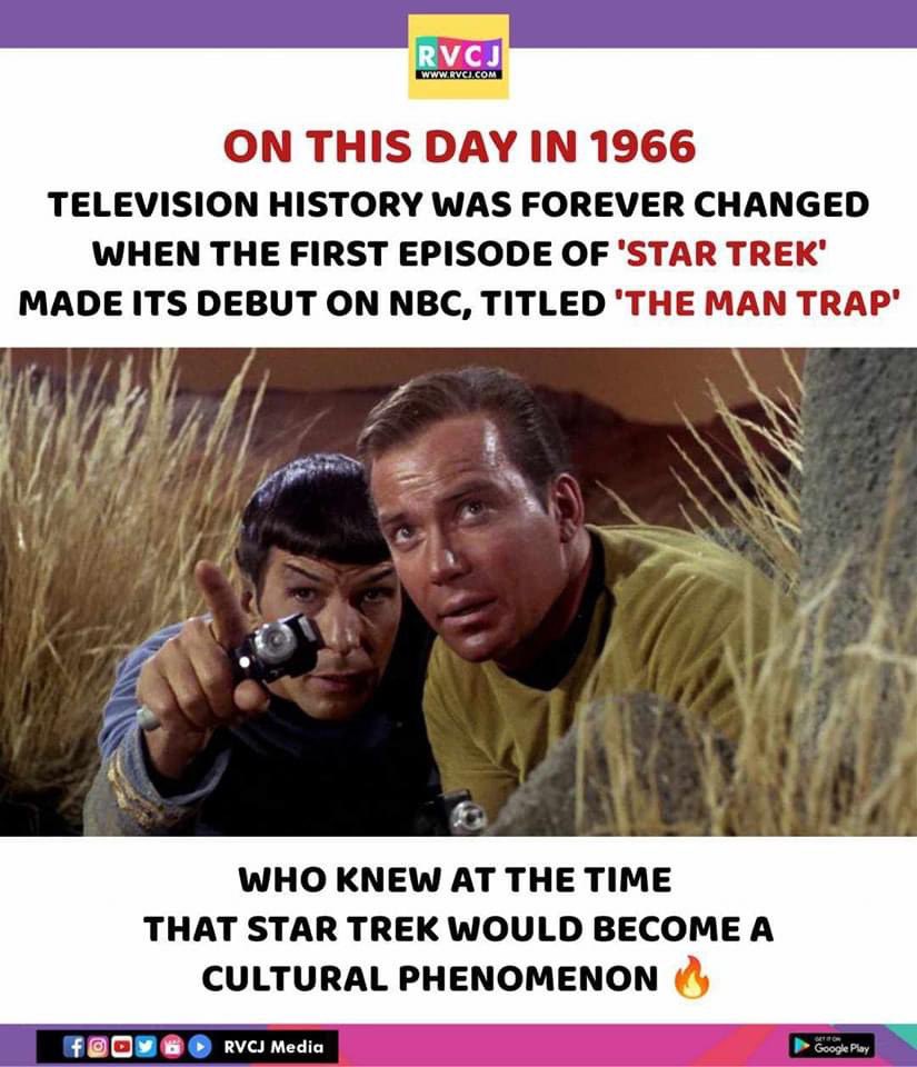 #OnThisDay in 1966

#startrek #themantrap #nbc #series #rvcjmovies