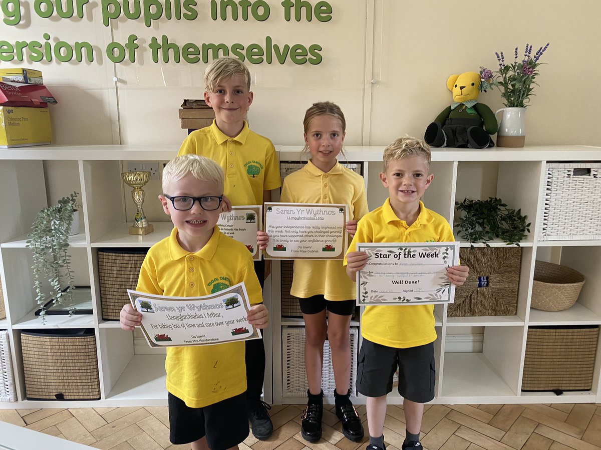 Da iawn to our stars of the week 🌟⭐️