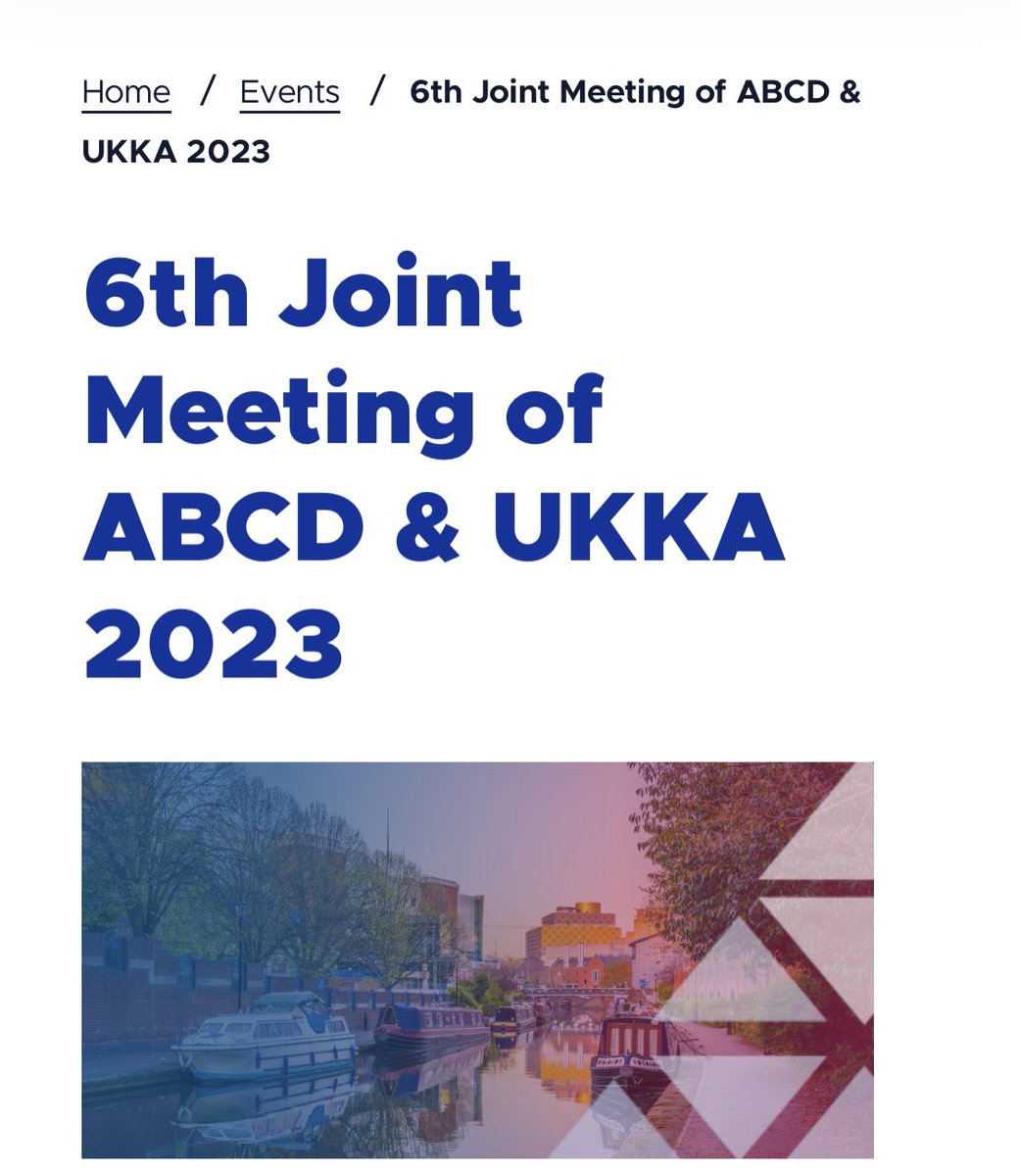 Join us for a face-to-face @ABCDiab @UKKidney 6th joint meeting on Wednesday 11th October 2023 at the National Conference Centre, Birmingham. An excellent program and accreditation from @RCPhysicians for CPD points awaited 👍🏽 abcd.care/events/6th-joi…