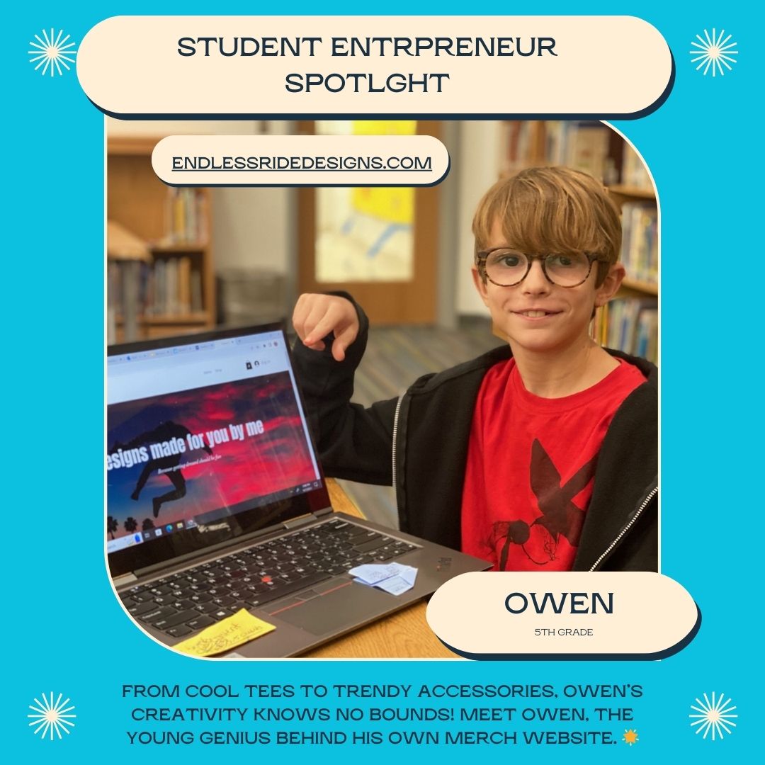 𝕋𝕖𝕒𝕔𝕙𝕖𝕣 𝕃𝕚𝕓𝕣𝕒𝕣𝕚𝕒𝕟 (@bricklovesbooks) on Twitter photo 💡5th grader, entrepreneur, & future CEO in the making! Support this budding talent & check out his fantastic products! 💻🔗endlessridedesigns.com 🎉
#Kidpreneur #YoungCEO #SupportYoungTalent #ShopLocal #ConnE #CONNmUNITY #wcpss <a href="/ConnMagnet/">Conn Magnet Elementary</a> 💡5th grader, entrepreneur, & future CEO in the making! Support this budding talent & check out his fantastic products! 💻🔗endlessridedesigns.com 🎉
#Kidpreneur #YoungCEO #SupportYoungTalent #ShopLocal #ConnE #CONNmUNITY #wcpss <a href="/ConnMagnet/">Conn Magnet Elementary</a>