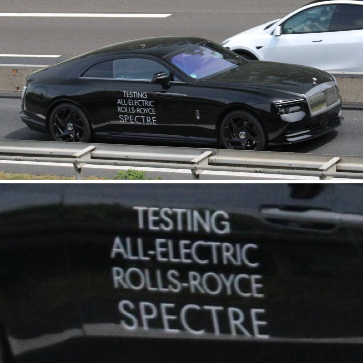 This morning I spotted an all-electric Rolls Royce Spectre test prototype on the road here in Sarasota! Cool to see!

I wasn’t able to get a picture of it as I was driving my wife’s car (with no dash cams) at the time, so this pic is from the internet (via AUTOGESPOT) but it