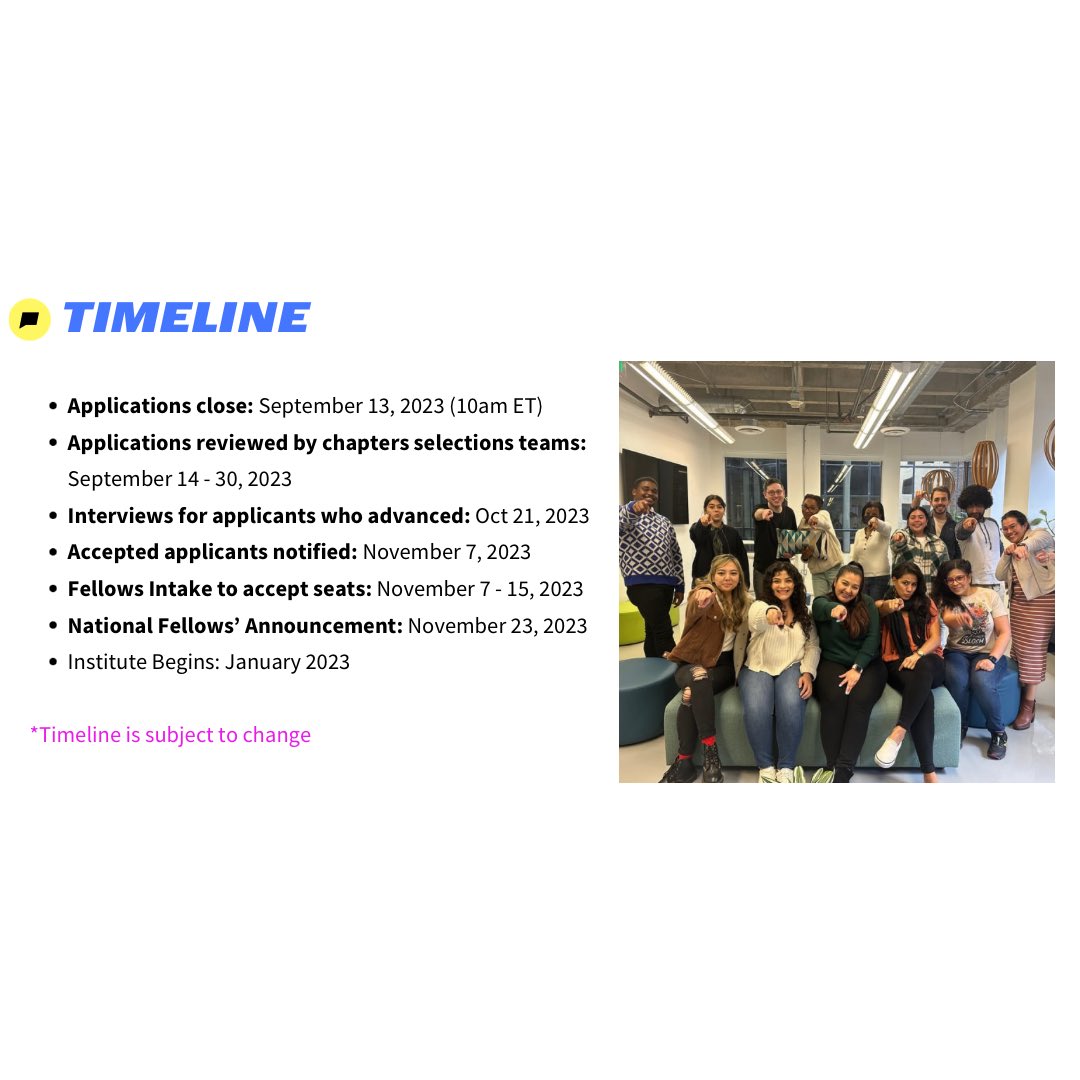 NLC_LA's tweet photo. What’s can you except from the application process? You asked and we answered! 

Get some insight into the process while you work on your application this weekend. https://t.co/VL0ptlinj3