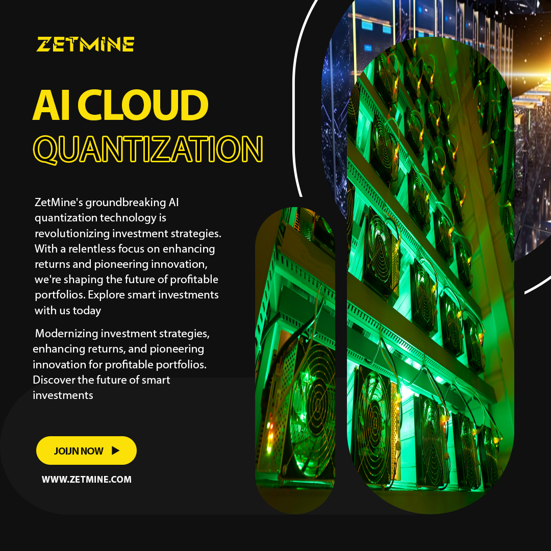 zetminer's tweet image. Cultivating tomorrow&apos;s wealth, today. Join us at ZetMine, where innovation meets investment. 
 #ZetMine #AIQuantization #InvestingForTomorrow #SmartInvestments #WealthBuilding #InnovationInFinance #QuantitativeFinance #AIInnovation #InvestmentStrategies #PortfolioOptimization