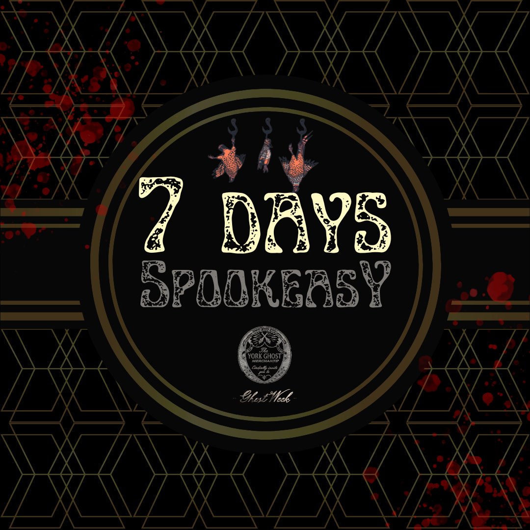 7 days until our tickets go live for 'Spookeasy' Join us for Ghost Week 2023 for more mystery at the Mansion House. From the twisted minds that brought you the sellout 'Danse Macabre' in 2022. mansionhouseyork.com/whatson