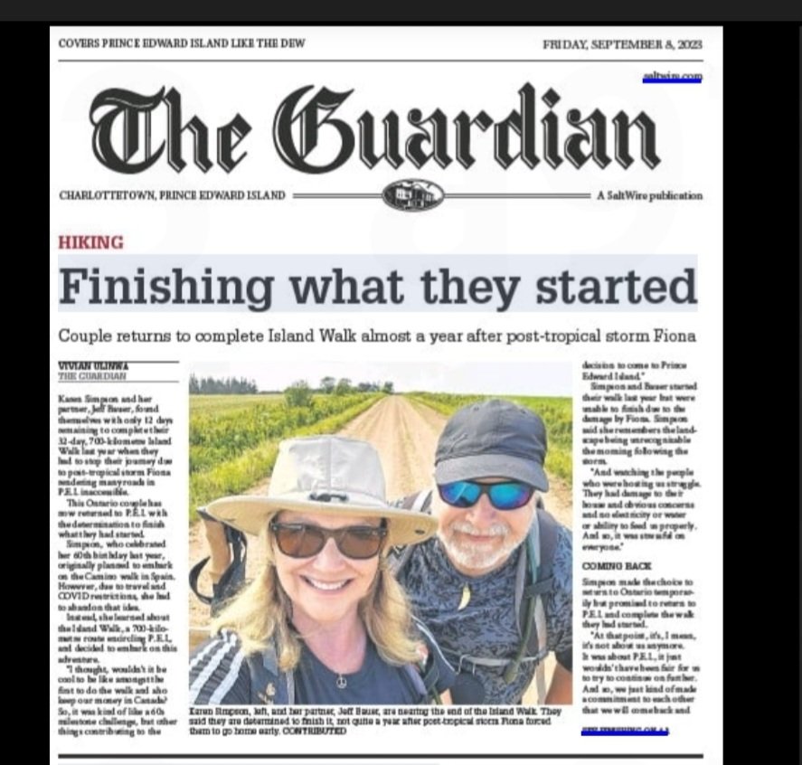 Team Geterdone is definitely finishing what we started. Thanks for reaching out <a href="/vivian_ulinwa/">Vivian</a> 😊 <a href="/guardian/">The Guardian</a>

#TheIslandWalk #DoEpicShit #60rising #hiking #adventure