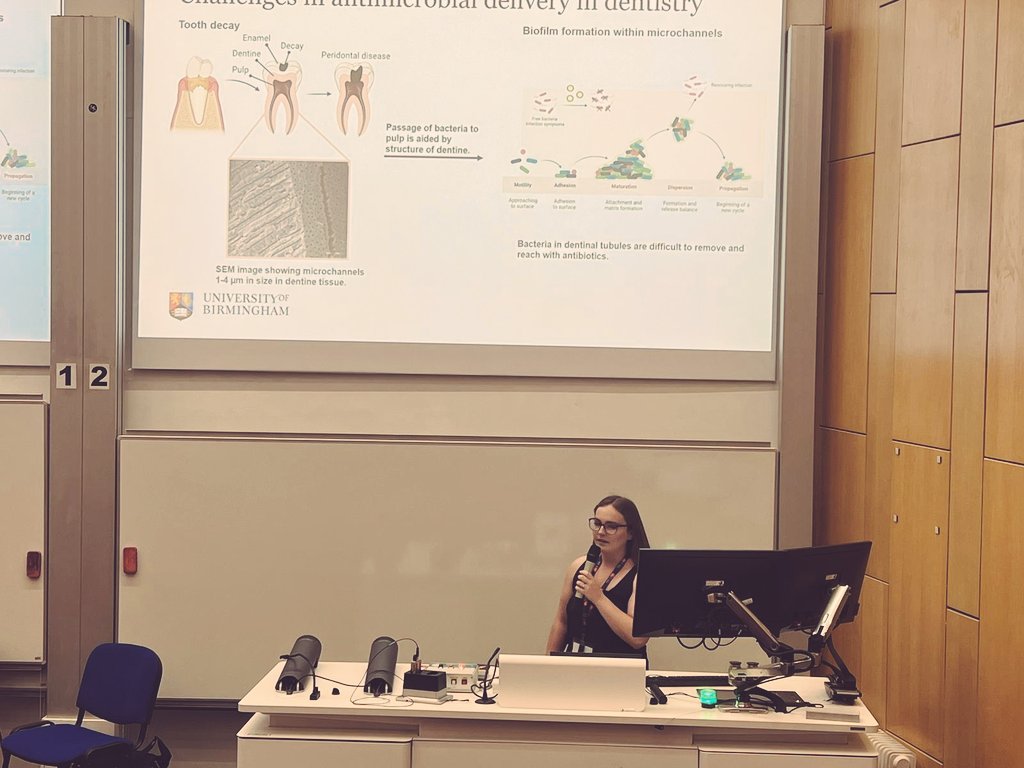 Maria Odyniec (@modyniec) on Twitter photo Delighted to have had opportunity to present my work on #nanoparticles at <a href="/BSODR_UK/">BSODR</a> 70th annual meeting today in London! A great conference, making new #dentistry connections <a href="/UoBChemistry/">UoBChemistry</a> <a href="/PikramenouGroup/">PikramenouGroup</a> Delighted to have had opportunity to present my work on #nanoparticles at <a href="/BSODR_UK/">BSODR</a> 70th annual meeting today in London! A great conference, making new #dentistry connections <a href="/UoBChemistry/">UoBChemistry</a> <a href="/PikramenouGroup/">PikramenouGroup</a>