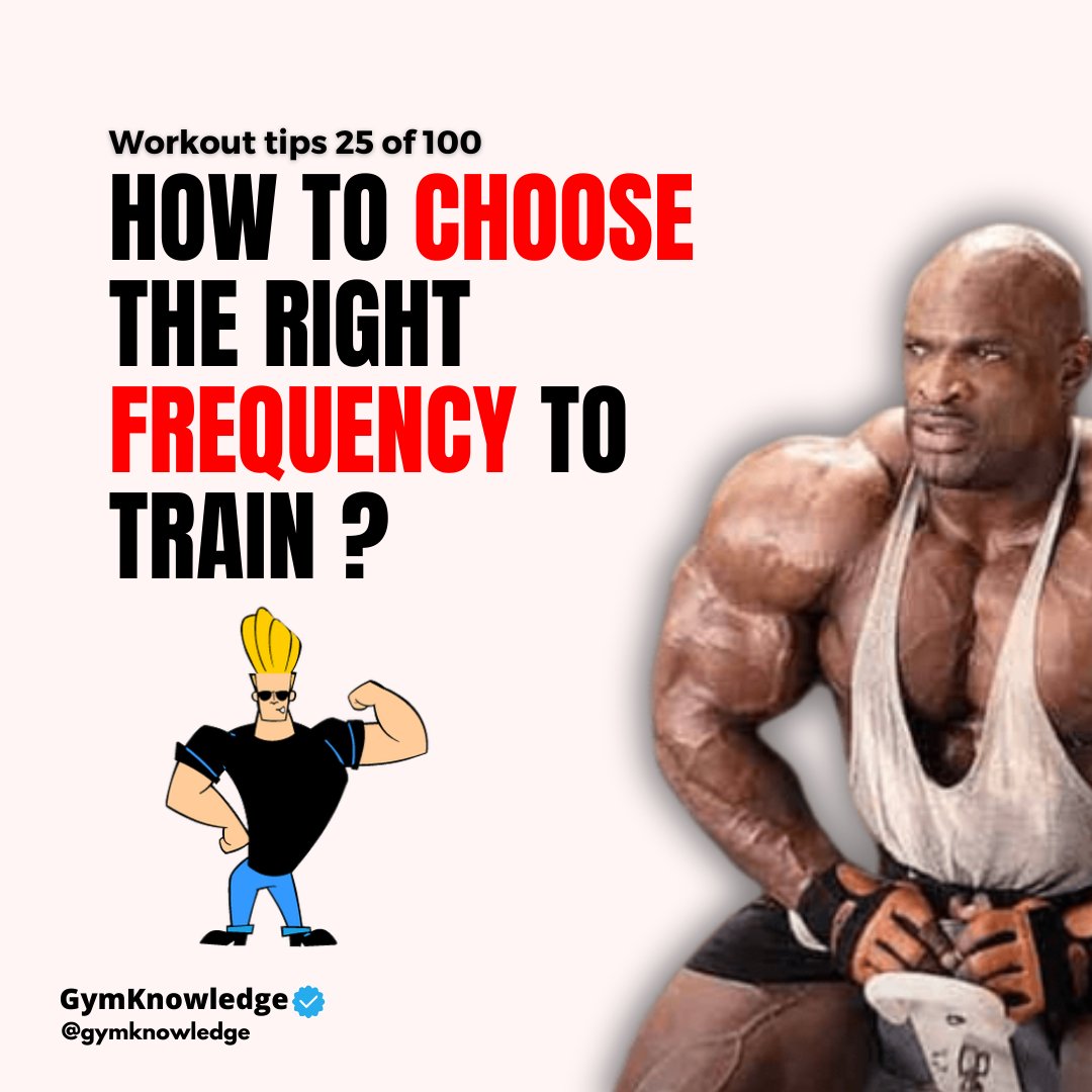 GymKnowledgeOne's tweet image. 🏋️‍♂️Finding the Perfect Training Frequency🤔

Your fitness journey begins with a critical decision: How often should you train? Here&apos;s a breakdown to help you choose the right training frequency tailored to YOUR goals and lifestyle:#trainingfrequency #listentoyourbody #bodybuilding