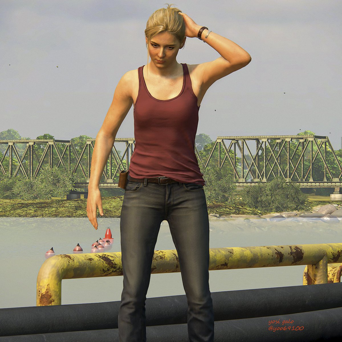 yosigalo's tweet photo. #Uncharted #HDR #Computerphoto #RTX #Beauty #Hair #rope #xbox #jungle #UK #pc #Uncharted4 #Elena
Elena Fisher https://t.co/uUwJK9MY2F