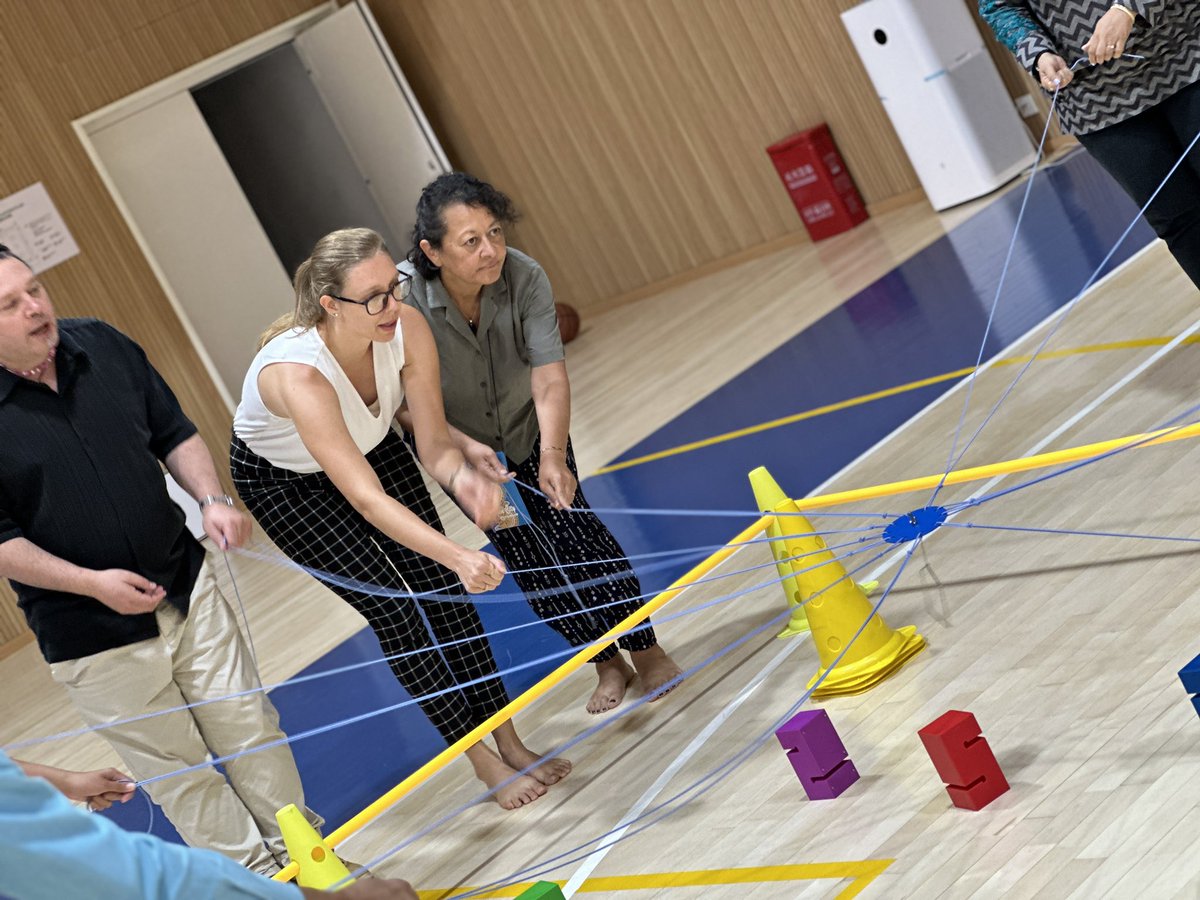 NicoleDorn9's tweet image. In order to be able to lead more effectively, we need to be able to work together as a team. I loved doing these team building activities with the ILT! #SiasIS