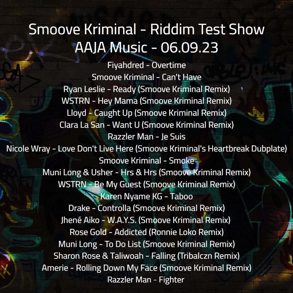 Smoove Kriminal tweet media