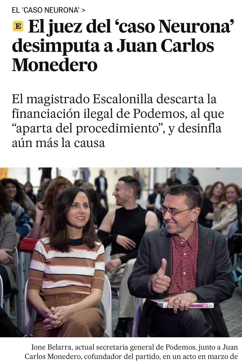 Juan Carlos Monedero tweet media