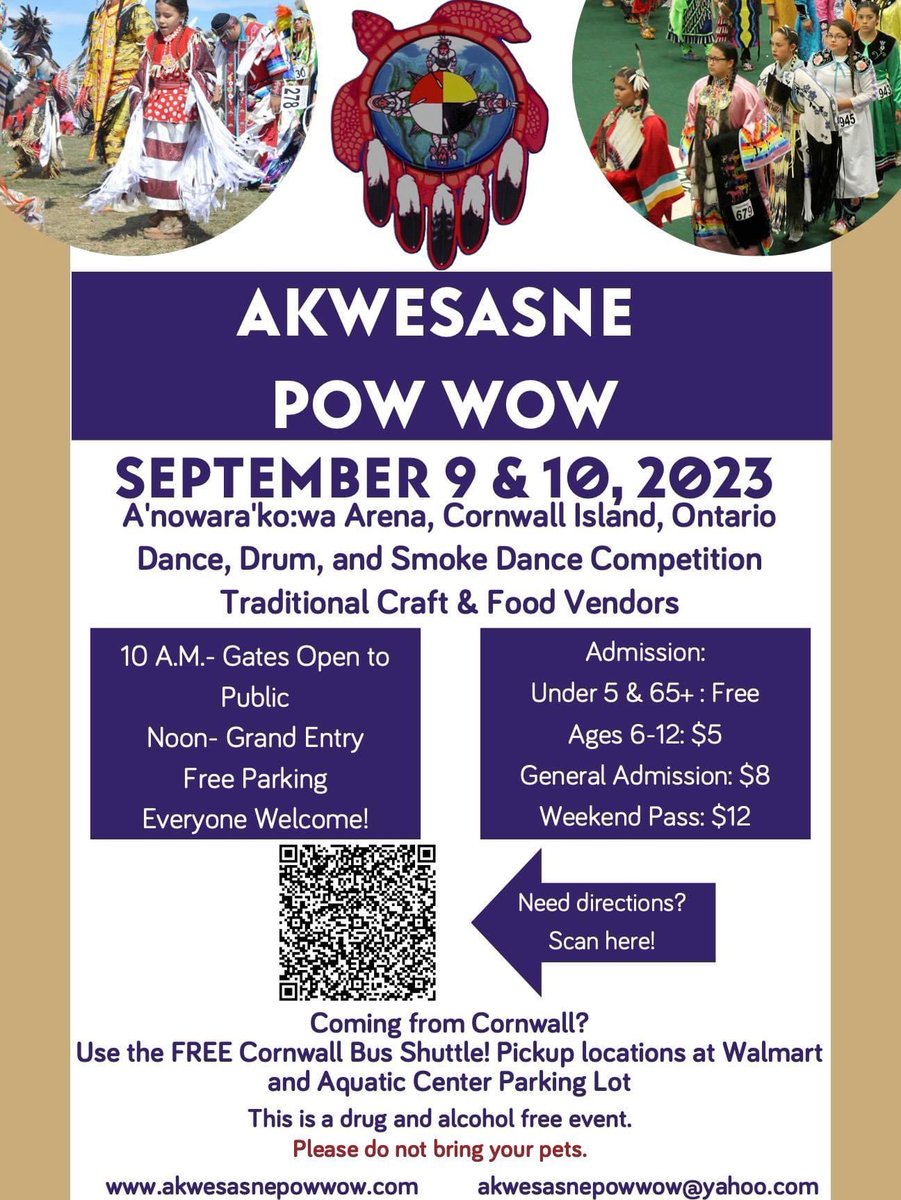 Come join us this weekend at the Akwesasne Pow Wow!
This yearly celebration will feature dancers in full regalia, traditional arts and crafts, drumming and singing.
 
If you haven’t experienced the sounds and colours of a Pow Wow before, this is your chance!
#proudtoworkatbmo