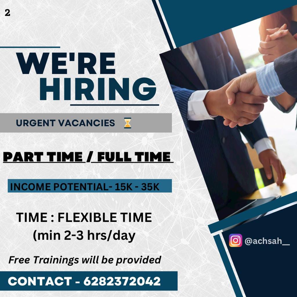 GTNews24's tweet photo. Hey!
Part time job Opportunity for WorldWide
📌Online work with Free traininng 
📌 We can do it globally
📌 No initial investments required.

https://t.co/R3ShxSuqp2
Fill this Form For Joining and For More Details ☝️

#partimejobs #wearehiring #Noinitialinvestment #WorkFromHome https://t.co/8SIlvOe12Z