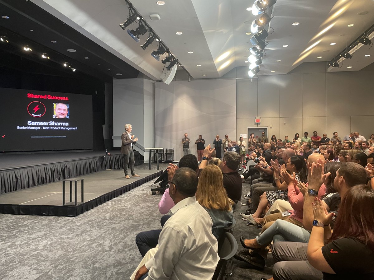 I’m leaving this week’s @Verizon Consumer Group All Hands meeting ready to close the quarter strong. Over the past 100 days, we’ve done more than most companies achieve in a year. Thank you, to this stellar team. You should all be proud of your great work!