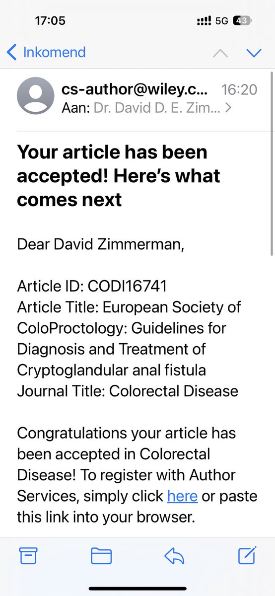 David Zimmerman (@zimnl) on Twitter photo Very Happy! The <a href="/escp_tweets/">European Society of Coloproctology</a> guideline on gryptoglandular fistula surgery has been accepted for publication and will be available online <a href="/ColorectalDis/">Colorectal Disease</a> before the Vilnius meeting! Excellent collab in the guideline working group! Congrats to all but to <a href="/LillianReza/">Lillian Reza</a> in special Very Happy! The <a href="/escp_tweets/">European Society of Coloproctology</a> guideline on gryptoglandular fistula surgery has been accepted for publication and will be available online <a href="/ColorectalDis/">Colorectal Disease</a> before the Vilnius meeting! Excellent collab in the guideline working group! Congrats to all but to <a href="/LillianReza/">Lillian Reza</a> in special