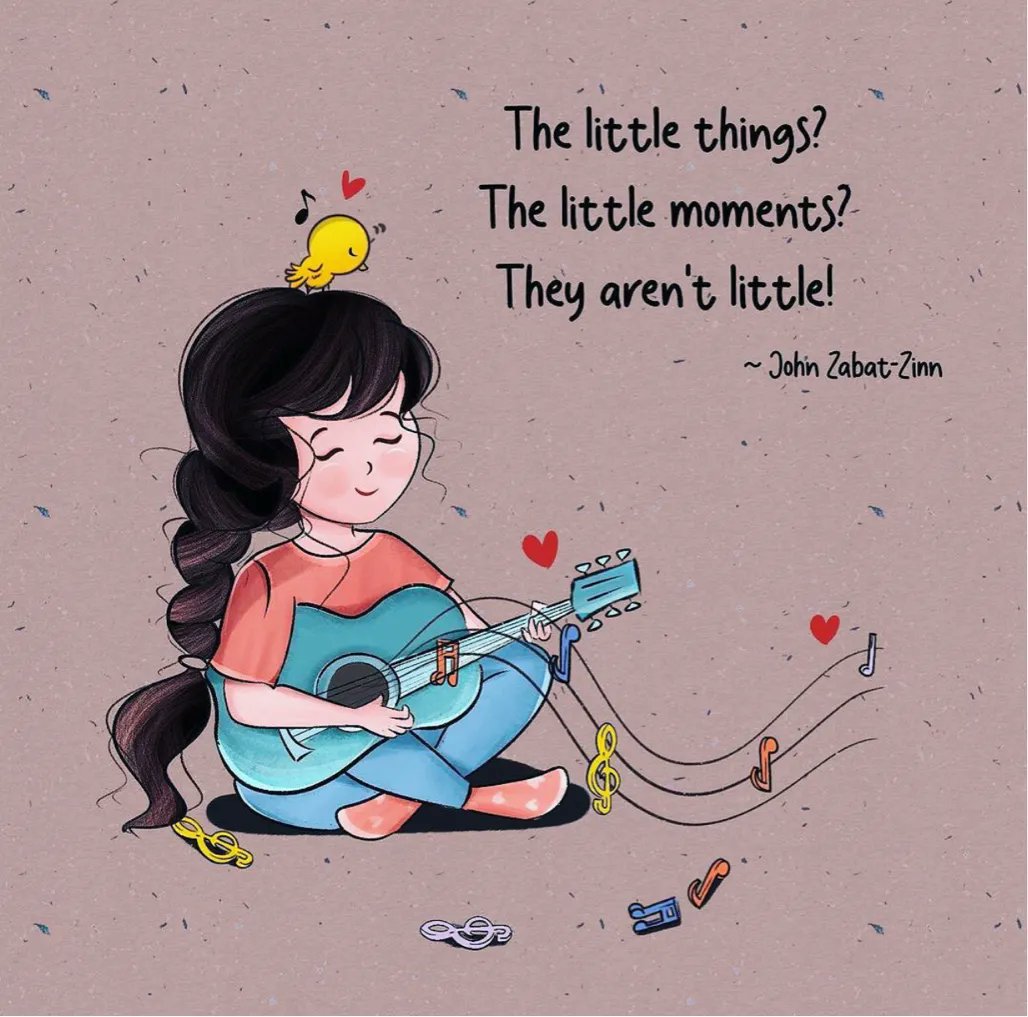 The little things. #johnzabatzinn #selfcare #littlemoments