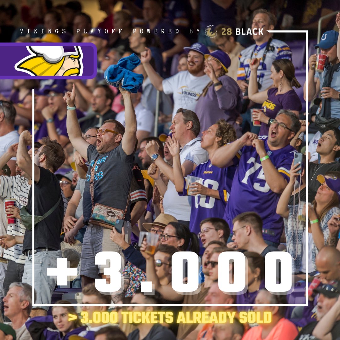 Vienna Vikings (@viennavikings) on Twitter photo ποΈ +3.000 Tickets Already Sold
Make sure you get your #ViennaVikings Playoff tickets now. Ticket link in bio or visit <a href="/TicketmasterAT/">Ticketmaster Austria</a>
π 16.09.2023
β° Kickoff 14:15
π Generali-Arena
π₯³ Gameday powered by <a href="/28_BLACK/">28 BLACK</a>
πΈ <a href="/HJirgal/">hannes jirgal</a> | <a href="/ELF_Official/">European League of Football</a> ποΈ +3.000 Tickets Already Sold
Make sure you get your #ViennaVikings Playoff tickets now. Ticket link in bio or visit <a href="/TicketmasterAT/">Ticketmaster Austria</a>
π 16.09.2023
β° Kickoff 14:15
π Generali-Arena
π₯³ Gameday powered by <a href="/28_BLACK/">28 BLACK</a>
πΈ <a href="/HJirgal/">hannes jirgal</a> | <a href="/ELF_Official/">European League of Football</a>