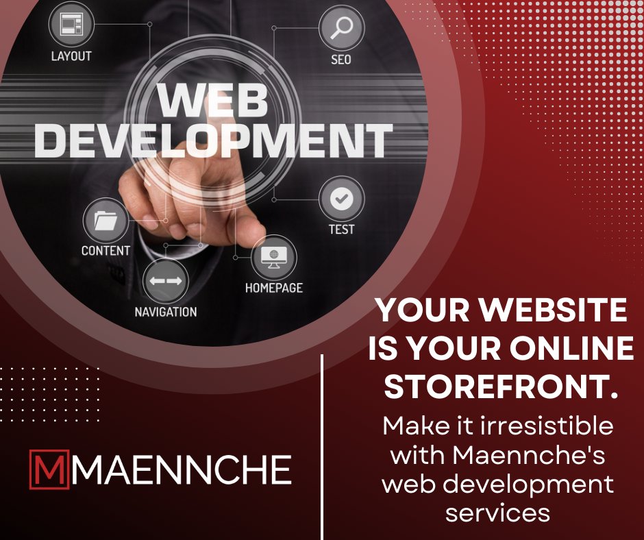 Team_Maennche's tweet image. Your website is your online storefront. Make it irresistible with Maennche's web development services. If you are ready to elevate your online presence, we can help simplify the process.

🌐 bit.ly/3oEvDj9  
 📞 (918) 352-6109

#WebDevelopment #OnlinePresence #UserEx ...