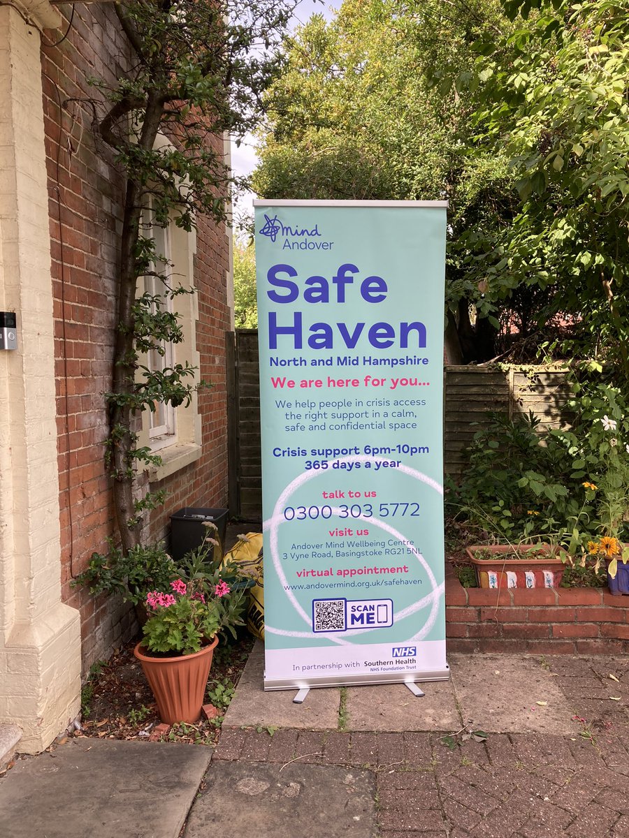 This World Suicide Prevention Day (10th September): a reminder of our great local services with an engaging open day at the North &Mid Hampshire Safe Haven @HIOW_ICS @AndoverMind @Southern_NHSFT @Thtcoopernicus