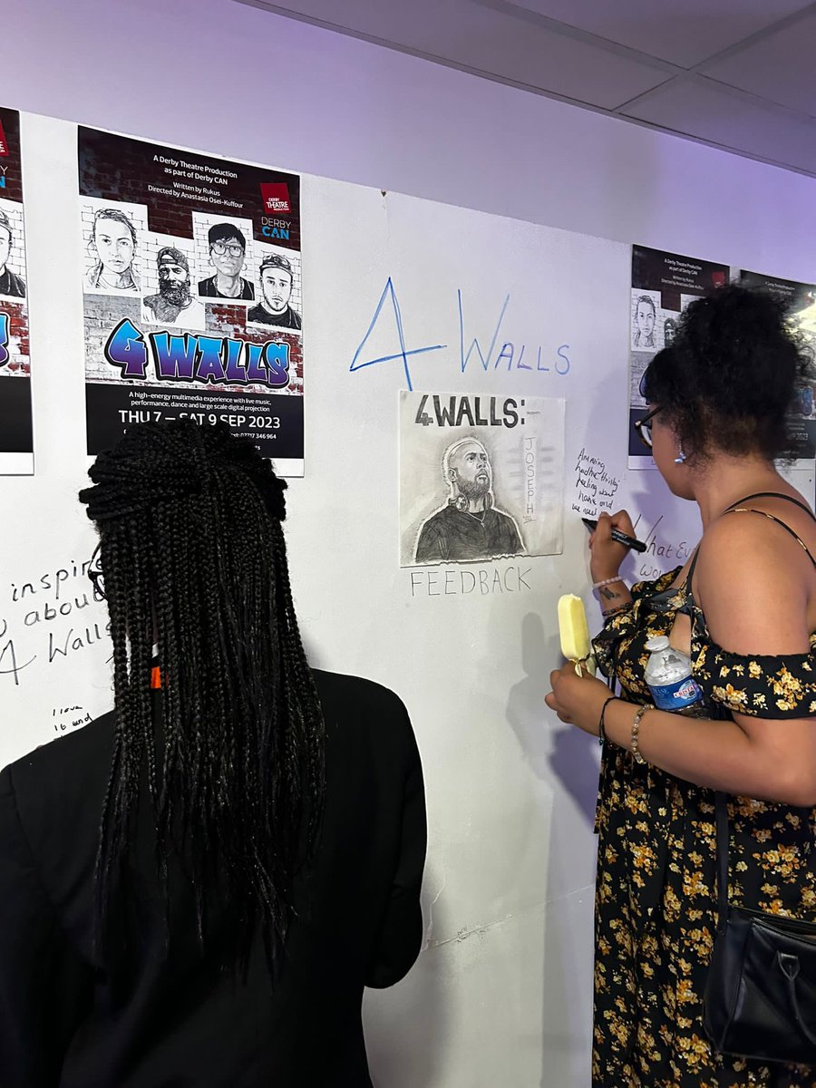 derby_can's tweet photo. Our socials have been buzzing with #4walls activity today๐๐
We had live local performances in the bar after, standing ovations inside and joy & representation from so many local people.
Thanks @ace_national @phf_uk @DerbyUni for funding #ProducingHubs local impact is immense! https://t.co/ci0kLV59ZM