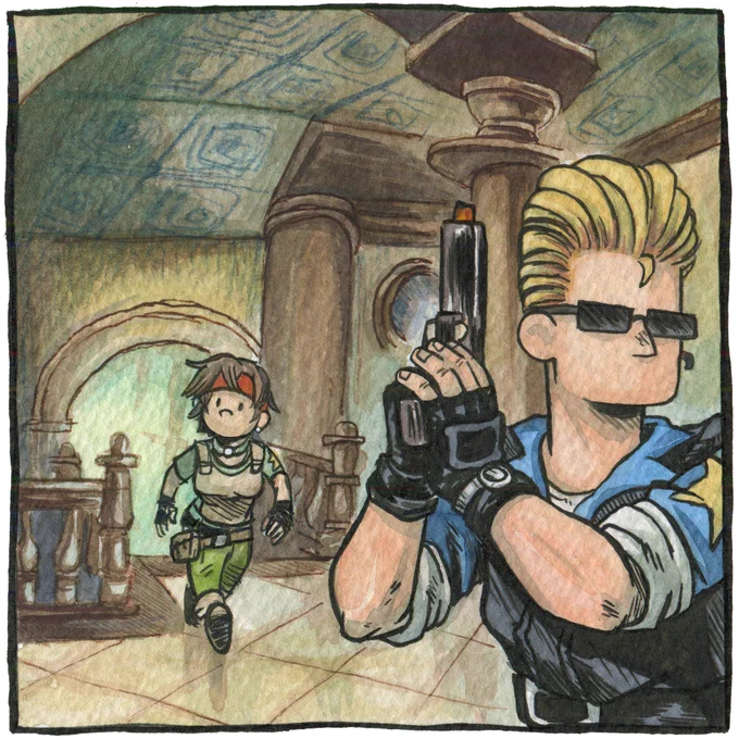 Wesker can't lie to Rebecca ✨ 
