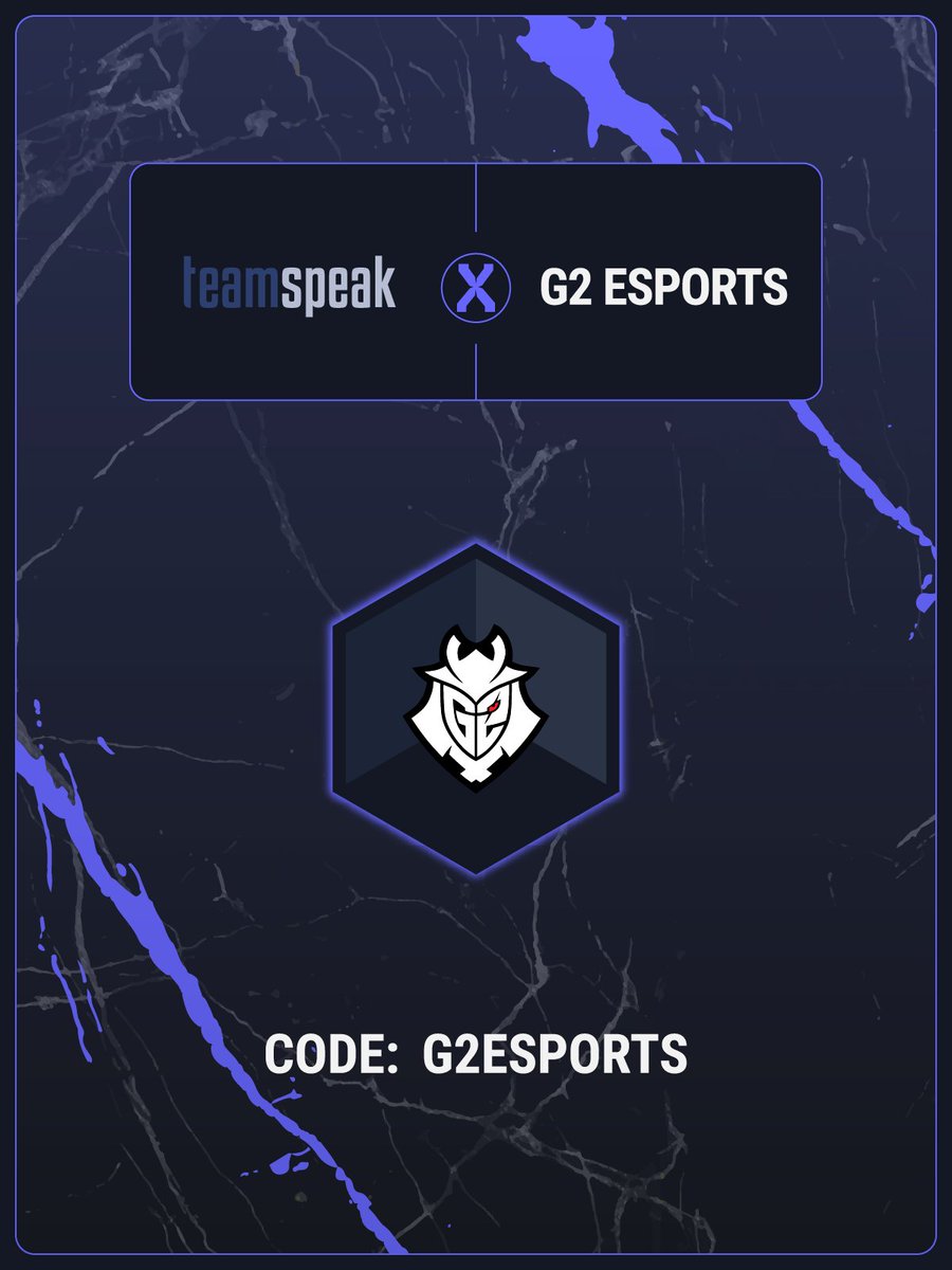 teamspeak's tweet photo. 🥷 G2 Esports has joined the channel🏆

Having this badge on TeamSpeak increases your skill in the game you're currently playing. You will no longer be bottom fragging. trust me. 🫡

@G2esports | @G2ARMY | #G2ARMY | #G2ESPORTS https://t.co/cUsxOsu8zS