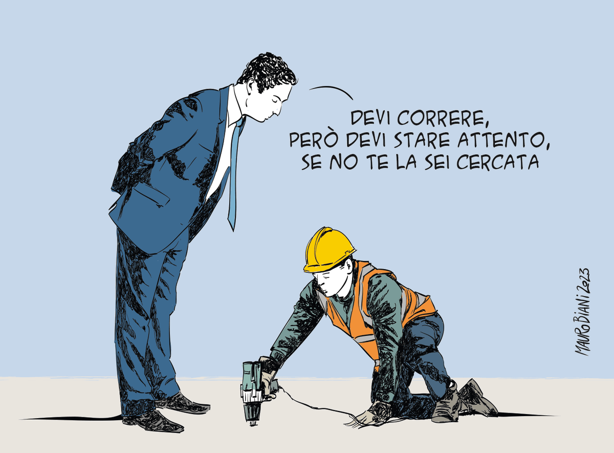 #lavoro #sfruttamento #appalti #subappalti #morti #infortuni #Brandizzo e non solo. Dobbiamo far correre l'Italia. Oggi su @repubblica