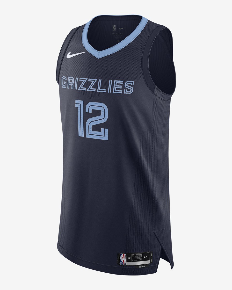 SOLELINKS's tweet image. Ad: Nike NBA Ja Morant Grizzlies Icon Edition 2020 Authentic Jersey on Nike US =&amp;gt; bit.ly/467xKB7