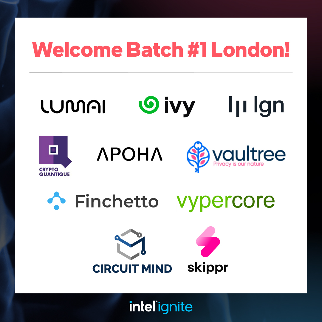 Huuuge honour to be accepted into the first ever @IntelIgnite London batch 😍 🎉 @intel shares our vision for unified AI 🟢, with great initiatives like OpenVINO and OneAPI. We're incredibly excited to now be working with some of the engineers behind these great tools 🧑‍💻, as we…