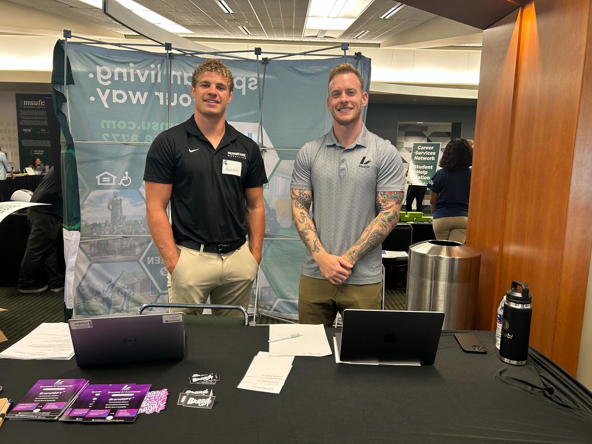 Thank you, MSU Spartans!

Tyler Nelson and Austen Malczewski had a fantastic time at the MSU Career Fair yesterday, connecting with amazing individuals. Your energy and passion were inspiring! 🚀

Exciting things lie ahead, and we can't wait to explore future opportunities. Go