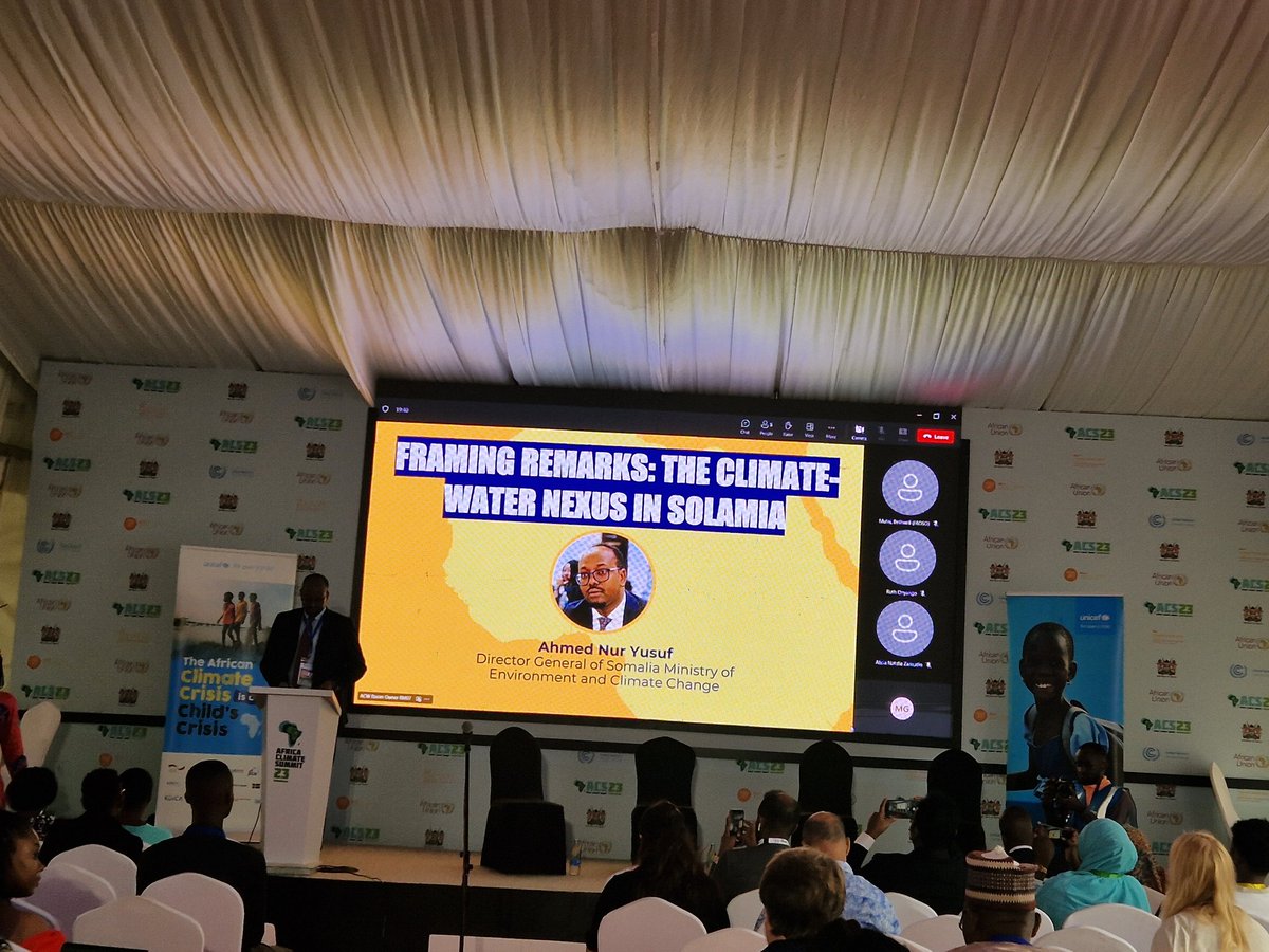 EnowTH's tweet photo. Today, @unicefsomalia, @hlcchampions, and Sanitation and Water for All co-organized a side event on climate resilient WASH solutions in the horn of Africa https://t.co/W5lkm2u3WQ