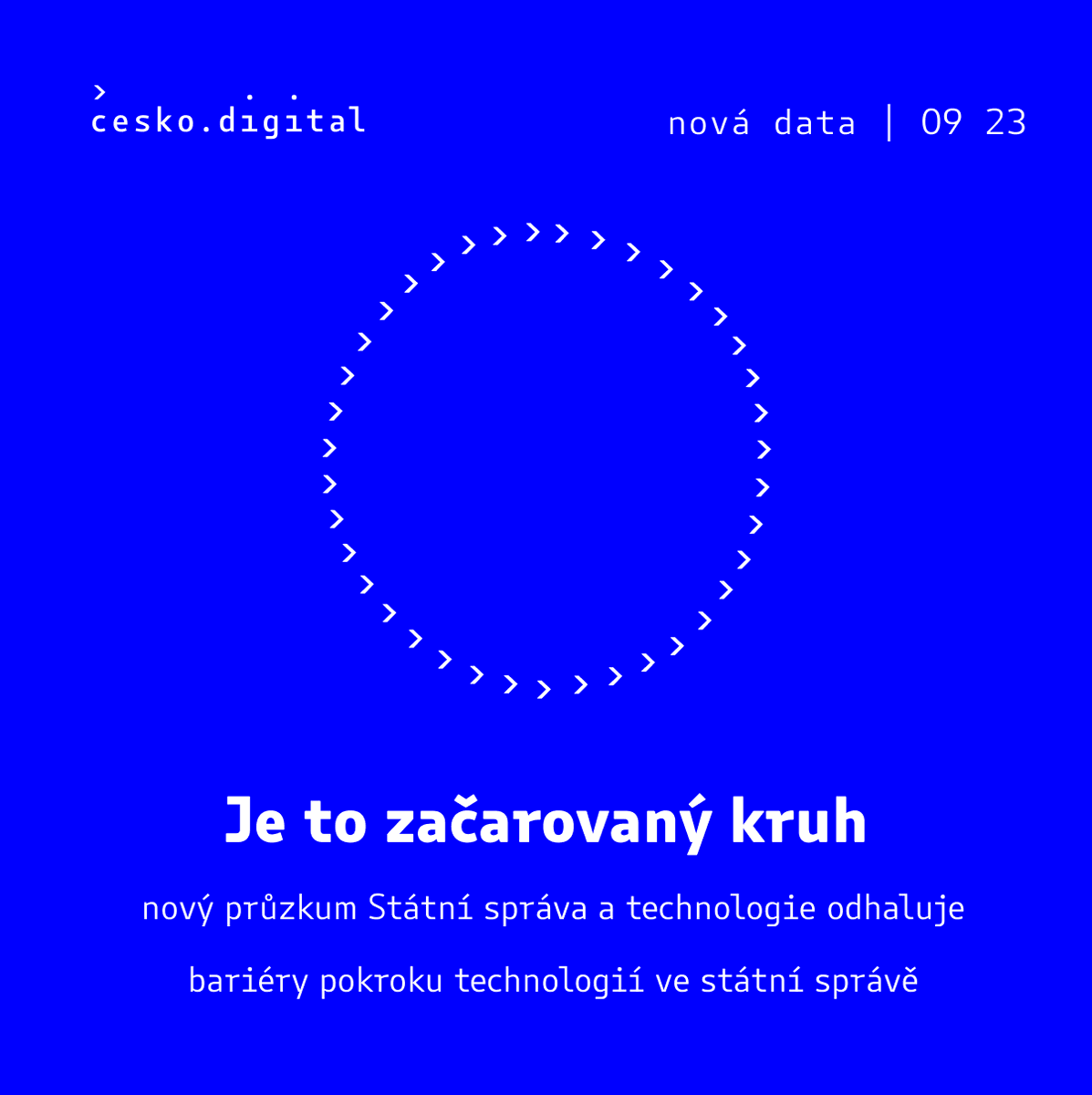 • NOVÁ DATA • Hypotéz, co všechno brání rozvoji technologií na úřadech bylo hned několik. V komunitě nám chyběla aktuální data, o které bychom se mohli opřít. Teď je máme: odpovědi 2000 úředníků + 7 největších bariér a 4 hypotézy. Více v prezentaci 👉 bit.ly/statni-sprava-…