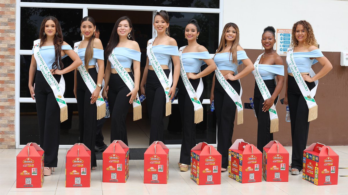 OrientalOIA's tweet photo. Las candidatas a Reina de Quevedo, realizaron un recorrido por el complejo industrial Estambul donde conocieron los procesos productivos y las tecnologías utilizadas en la fabricación de los productos de Oriental®
#Quevedo #ReinadeQuevedo https://t.co/IFN5kwOHFd