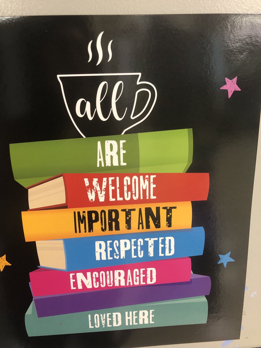 Messages of welcome and inclusion!