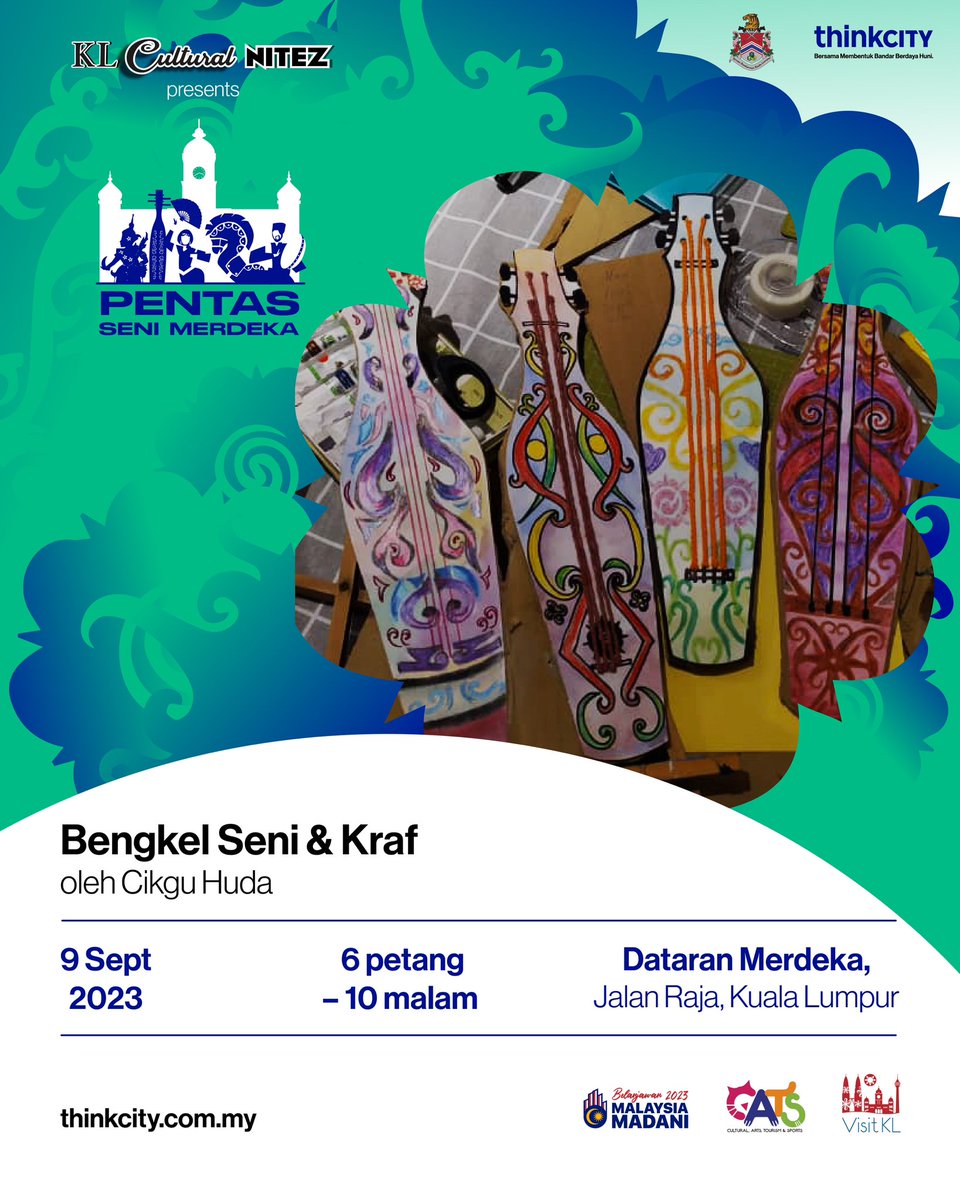 farhanazahan's tweet photo. Jemput kemari ke #PentasSeniMerdeka edisi Irama Borneo Malaysia bersama @alenamurang Sabtu 9 Sept mulai jam 6ptg di hadapan KL City Gallery, Dataran Merdeka

Dijamin ada joget

@mythinkcity https://t.co/GLERIXji91