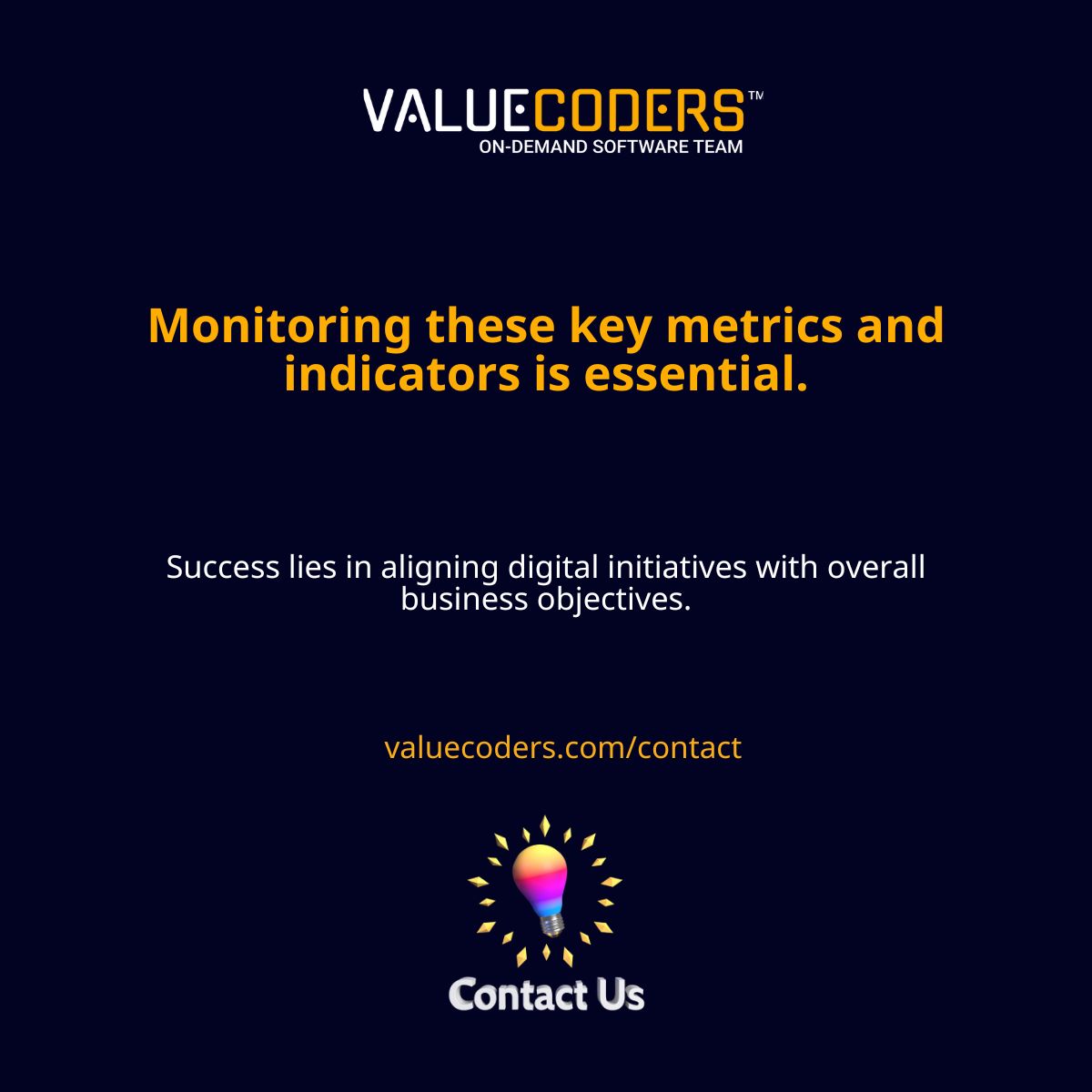 Digital transformation is not a luxury; it's a necessity in today's fast-paced world. Check out this insightful blog on achieving success in digital transformation: valuecoders.com/blog/technolog… #DigitalTransformation #DigitalStrategy #BusinessStrategy #ValueCoders