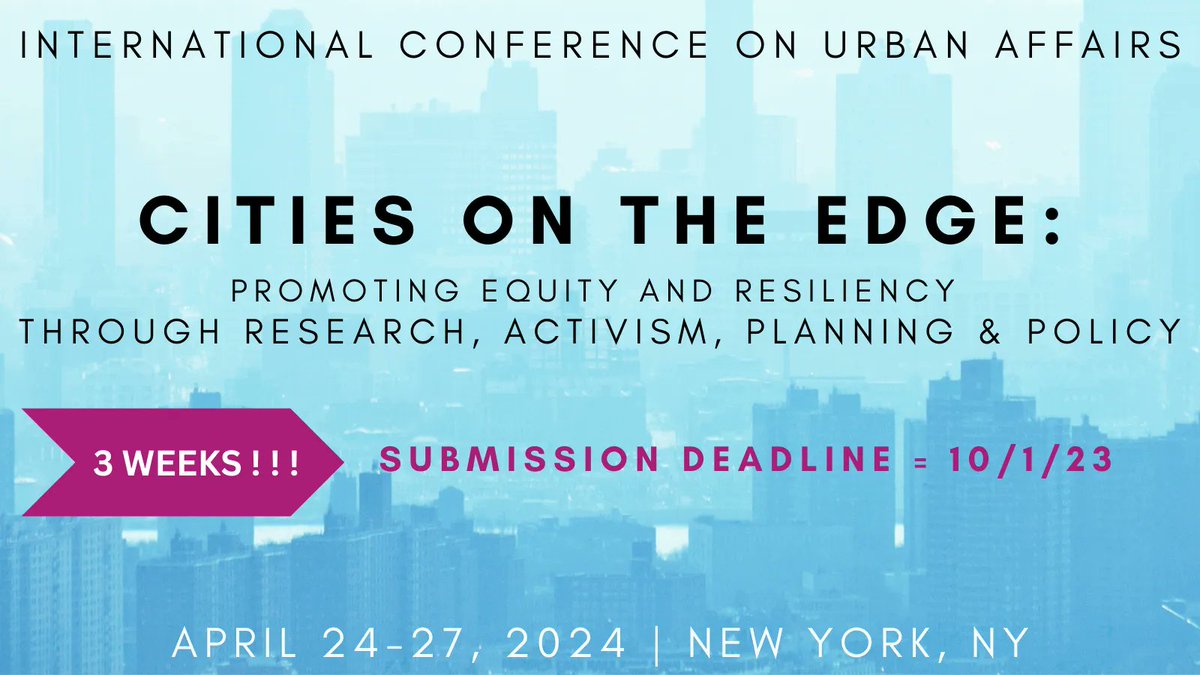 UAAnews's tweet photo. 📣 Three Weeks until the submission deadline! It's going to go by quickly. . . do you have a plan? @EURAnews @ENHR_Office #icua2024 #uaa2024 #accountabilitybuddy #icua2024 #uaa2024 https://t.co/iSthUV7D8U https://t.co/hhGlEZwjKq