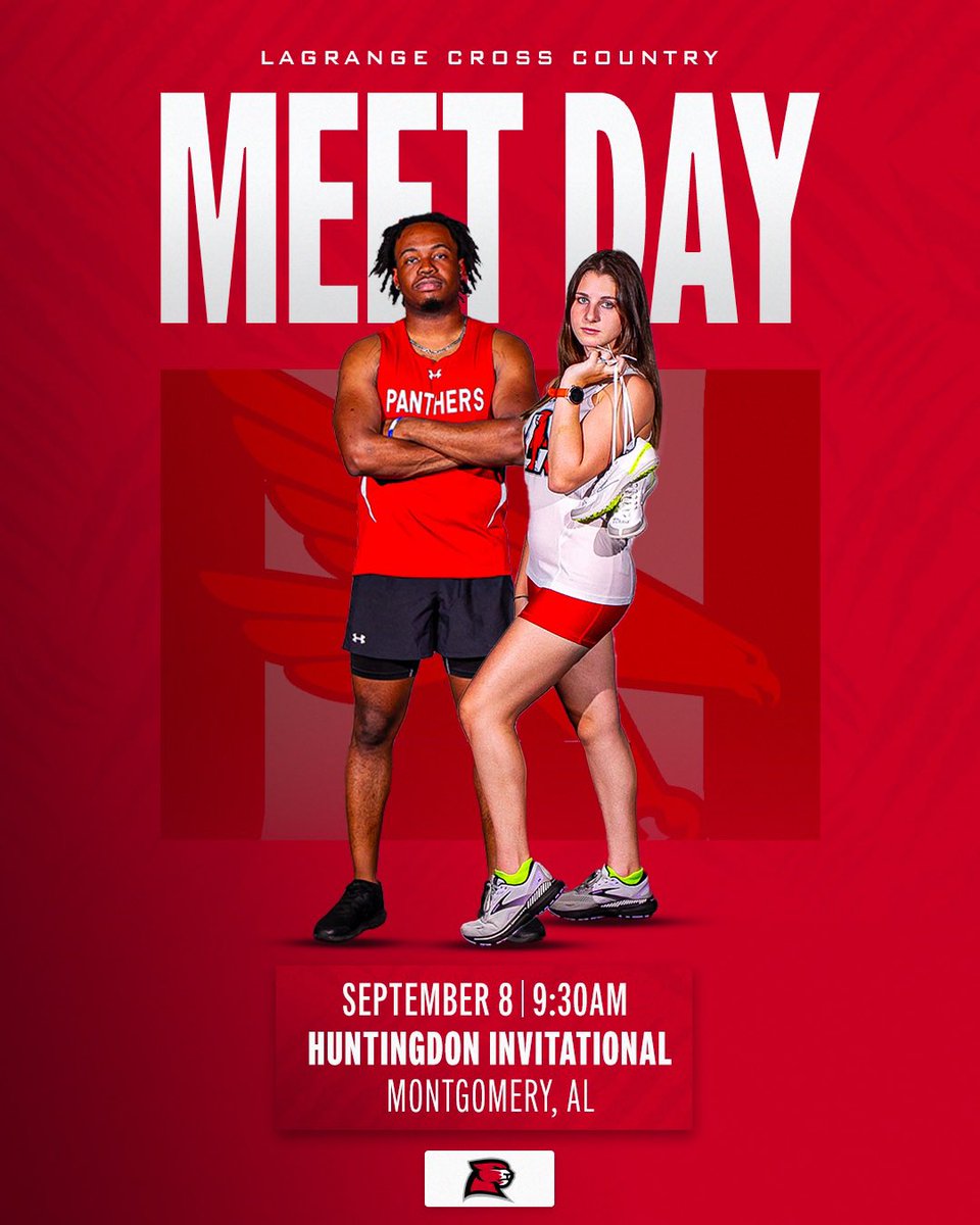 Meet Day!

<a href="/LaGrangeXC/">LaGrange College Cross Country</a> is headed to Montgomery for the <a href="/HCHawksXC/">Huntingdon XC</a> Invitational!

#GoPanthers