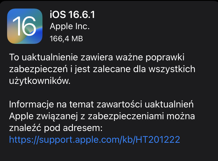 przebitkowski's tweet image. Apple właśnie wypuściło uaktualnienie systemu (iOS, macOS i watchOS). "Poprawki zabezpieczeń". Co to znaczy? Ano to, że załatali grube błędy Wallet i ImageIO, pozwalające na "wstrzyknięcie i wykonanie dowolnego kodu". 
NSO Group wykorzystywała tę furkę do uruchamiania Pegasusa!…