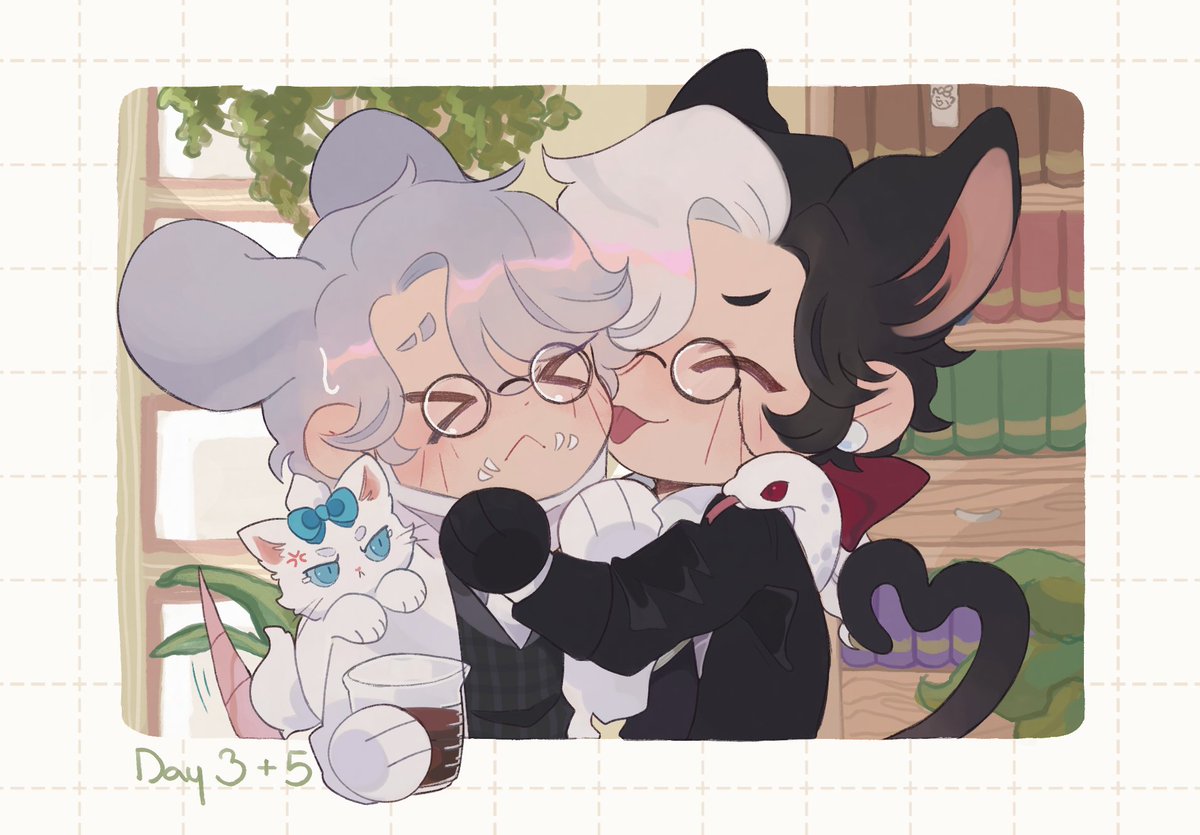 dids_twt's tweet photo. Day 3+5 - Cat &amp; Mouse/Truth &amp; Inference
[ 写纳 joscarl ] #JosCarlWeek2k23 https://t.co/WE8qB3iAt9