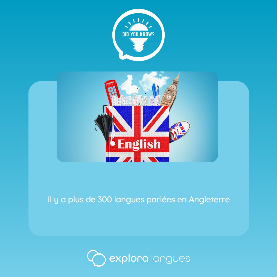 ExploraLangues's tweet image. 💡 Did you know? 💡
#anglais #londres #formationslangues #formationsnice #nice06 #formationsanglais #nicefrance #cotedazur #frenchriviera #ilovenice #apprendre #apprendrelanglais #englisclass