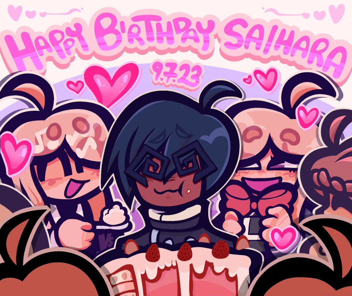 Happy Birthday Shuichi!!! #saimatsuweek2023 #saimatsu #最赤 #saiharashuichi #kaedeakamatsu #drv3 #ndrv3 #danganronpa