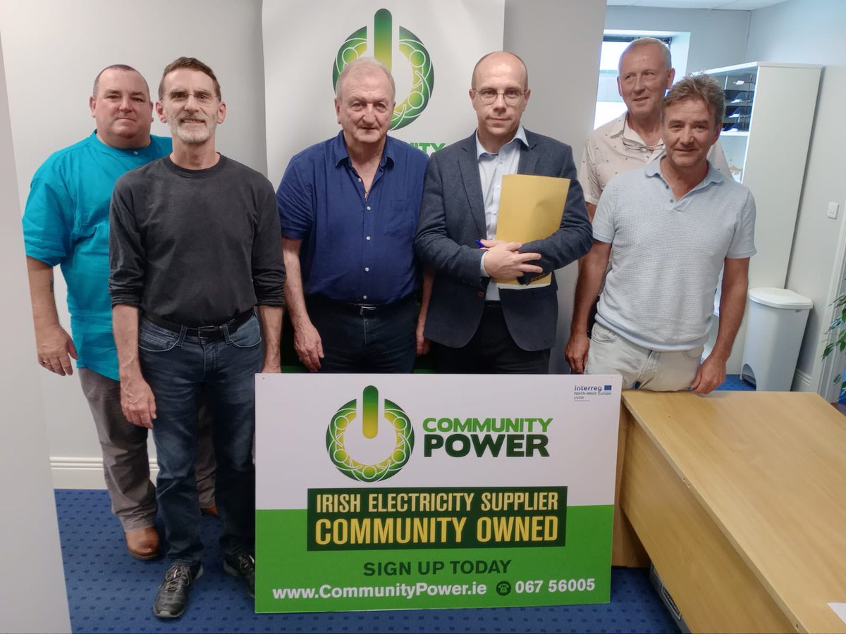 Darren O’Rourke TD (@orourke_darren) on Twitter photo Delighted to meet with representatives of <a href="/CommunityPower_/">CommunityPower.ie 🌞</a> today in Tipperary.
Sinn Féin believe the move to renewables should be harnessed for the benefit of local communities - to reduce bills and to create new energy economies.
Community Power are leading the way… Delighted to meet with representatives of <a href="/CommunityPower_/">CommunityPower.ie 🌞</a> today in Tipperary.
Sinn Féin believe the move to renewables should be harnessed for the benefit of local communities - to reduce bills and to create new energy economies.
Community Power are leading the way…
