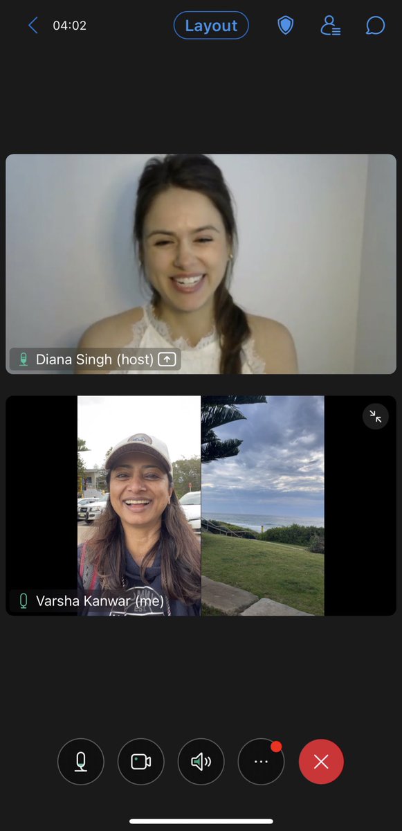 #FriYaY 💓 wrap to the week with walking 1:1 #LifeOnWebex monthly mentoring check-in with Diana and Brinda. #Grateful for #Cisco <a href="/Webex/">Webex</a> for enabling and empowering #hybridwork at its best. #WeAreCisco #LoveWhereYouWork #WomenOfCisco #StrongerTogether