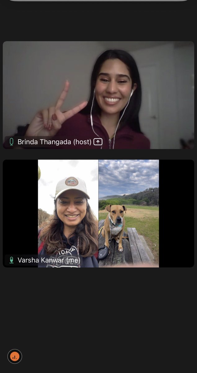 VarshaKanwar's tweet photo. #FriYaY ๐ wrap to the week with walking 1:1 #LifeOnWebex monthly mentoring check-in with Diana and Brinda. #Grateful for #Cisco @Webex for enabling and empowering #hybridwork at its best. #WeAreCisco #LoveWhereYouWork #WomenOfCisco #StrongerTogether https://t.co/QzcTIJd8fQ