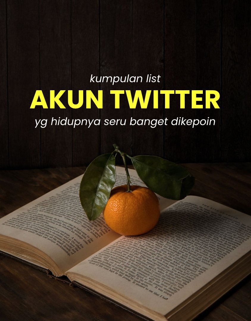 dinikopi13's tweet photo. ✨Kumpulan akun Twitter yang hidupnya seru banget dibaca dan dikepoin✨

menjelang huruhara pemilu, aku mau ngeracunin list following yg hidupnya seru banget atau pemikirannya jenius

save tweet ini biar main twitter main seru, kalo ada yg mau nambahin rekomendasi, rep aja https://t.co/X57y5nweXU