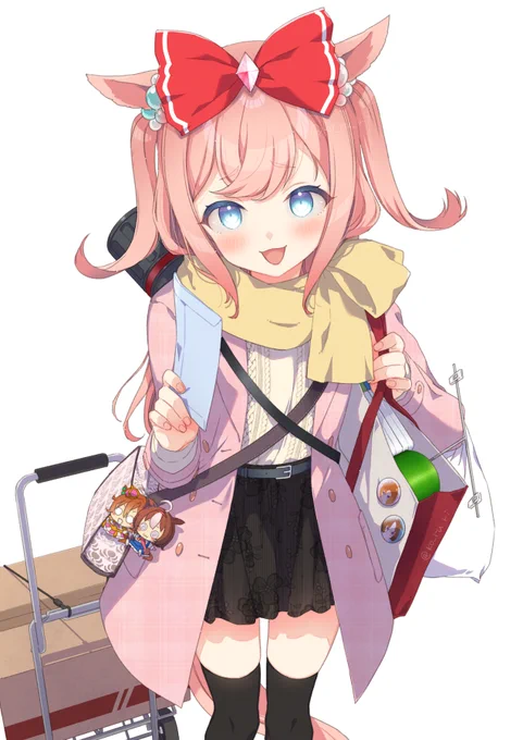 即売会デジたん～ #このタグをみた人はド正面イラストを貼る