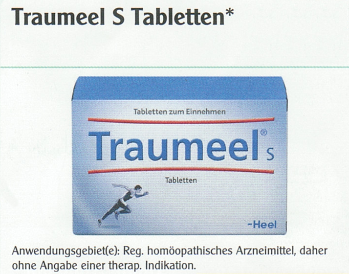 Erstaunlich ehrlich: Homöopathisch, deshalb keine Angabe zur therapeutischen Indikation.

Mit anderen Worten: Kannst Du für und gegen alles nehmen, wirkt eh nicht über den Placeboeffekt hinaus.
