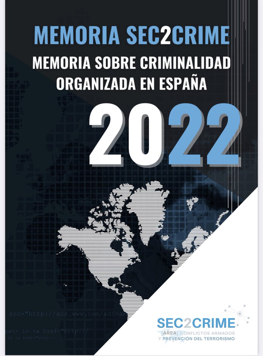 #ATENCIÓN 🤯 ⚠️ ¡Hemos vuelto con grandes noticias! La “#Memoria sobre #CriminalidadOrganizada en #España 2022”de Sec2Crime ya está disponible 🤩📄 🇪🇸 

Descárgala ya en: 

sec2crime.com/2023/09/06/mem…
