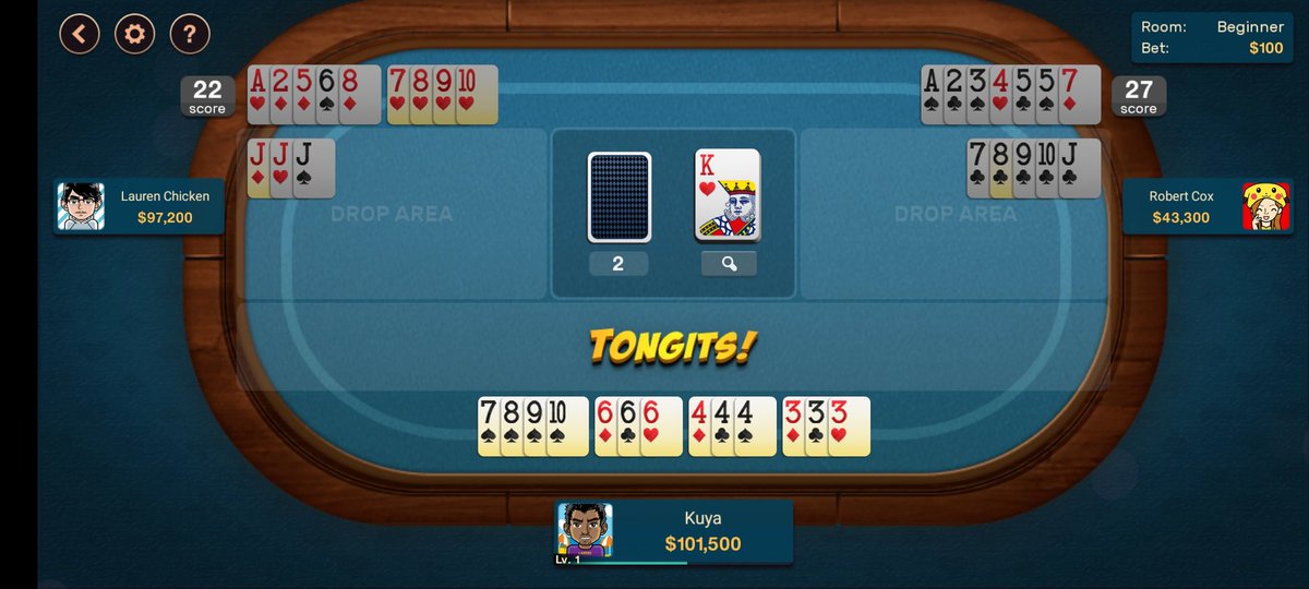 Kuya_oyster's tweet image. Masaya ako!
TONGITS!!!!!!😆👍🇵🇭🃏
 #Tongits
 #トンイツ
 #チーさんの夜更かし
 #フィリピンのトランプゲーム